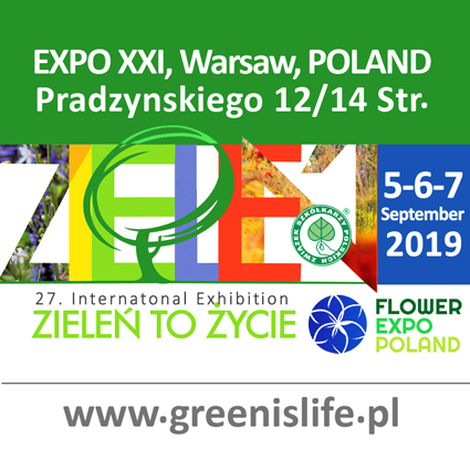 ORGANIQ “Green is life 2019” izstādē Varšavā, Polijā.